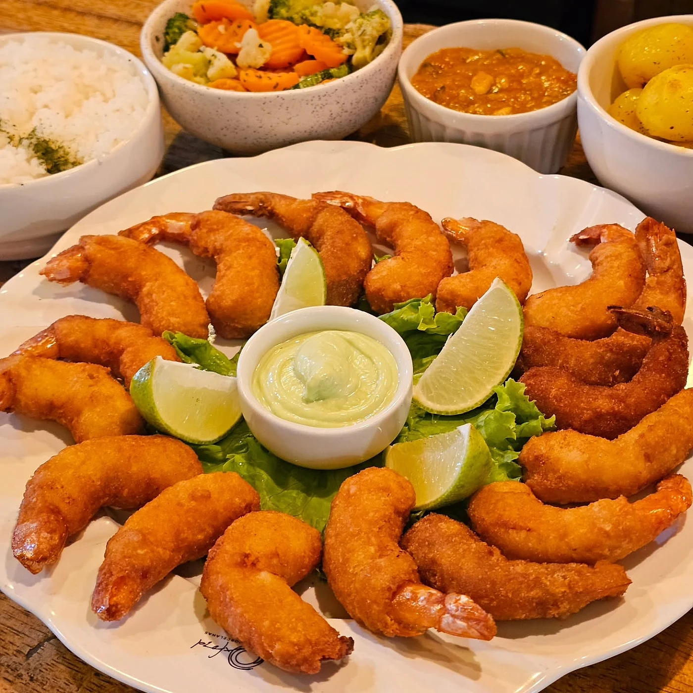Camarão crocante